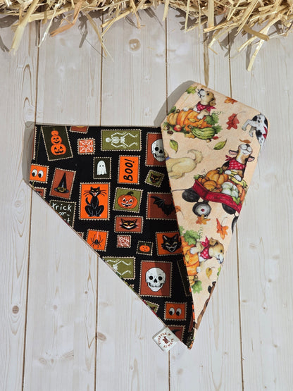 Halloween Medley & Fall Harvest Dogs Bandana