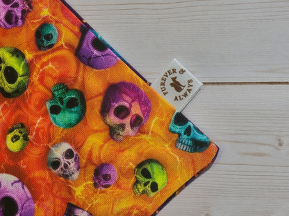 Halloween Skulls & Ghosts Dogs Bandana